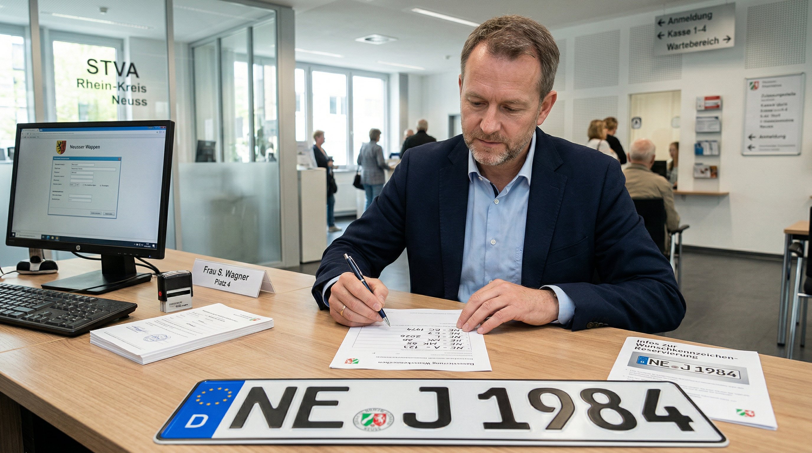 Wunschkennzeichen Rhein-Kreis Neuss